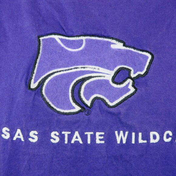 Vintage 90s Kansas State Wildcats Embroidered Shirt - Picture 2 of 5